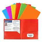 folder with business card slot